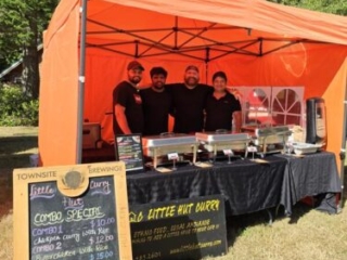 A photo of the vendor booth for Little Hut Curry