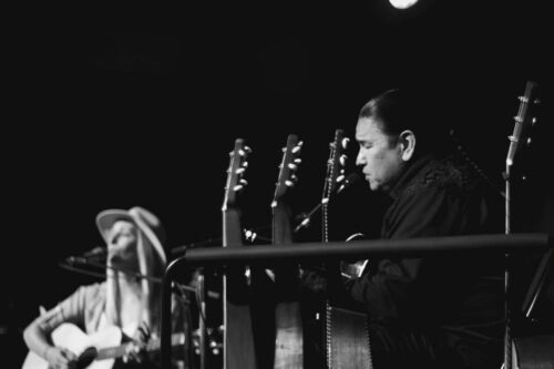 Burnstick playing live on stage